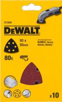 DEWALT Detail Sanding Sheets - Hook & Loop (10) 93 x 93mm 80g £5.19
